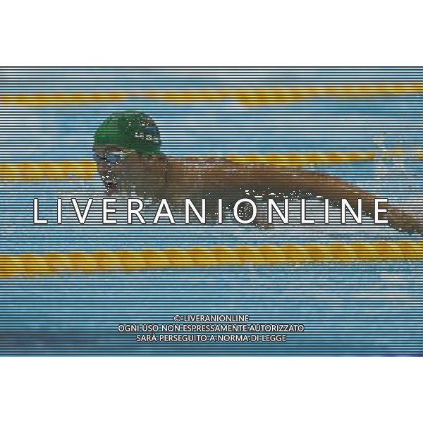 (120731) -- LONDON, July 31, 2012 () -- Chad le Clos of South Africa competes during men\'s 200m butterfly final of swimming at the London 2012 Olympic Games in London, Britain, July 31, 2012. Chad le Clos of South Africa claimed the title with 1:52.96. (/Fei Maohua)(zgp) /ALDO LIVERANI SAS-ITALY ONLY - EDITORIAL USE ONLY