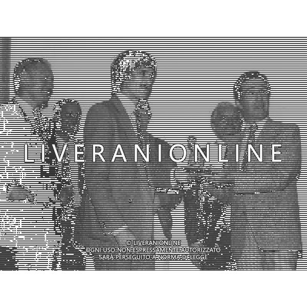 foto archivio Calciatore Italiano nella foto Maldera Aldo nils liedholm helenio herrera foto aldo liverani