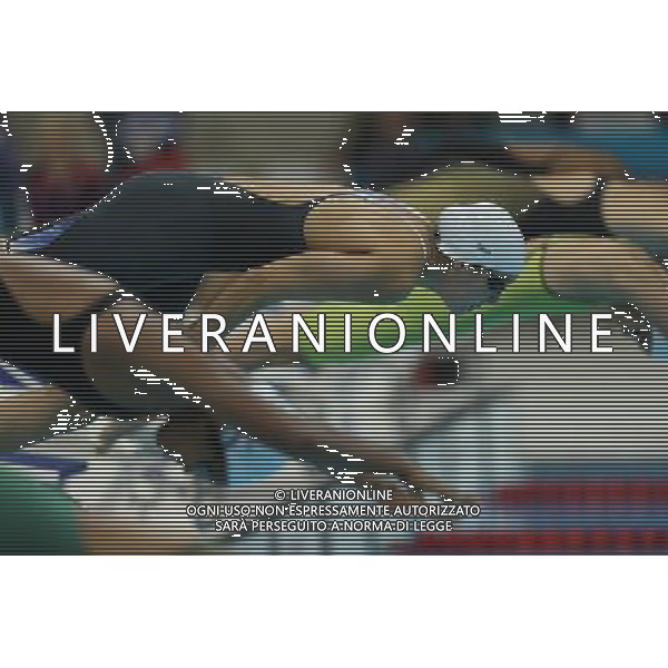 (120801) -- LONDON, Aug. 1, 2012 () -- Bayan Jumah of Syria competes during women\'s swimming 100m freestlyle heat 2 match, at London 2012 Olympic Games in London, Britain, on August 1, 2012. Bayan Jumah of Syria finished second. (/Fei Maohua) (nxl) ©PHOTOSHOT/AGENZIA ALDO LIVERANI SAS - ITALY ONLY - GIOCHI OLIMPICI, OLIMPIADI LONDRA 2012