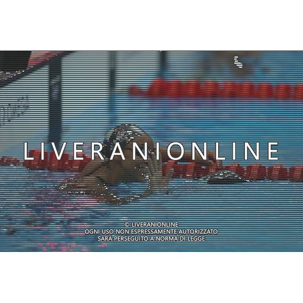 (120801) -- LONDON, Aug. 1, 2012 () -- Arianna Vanderpool-Wallace of Bahamas competes during women\'s swimming 100m freestlyle heat 6 match, at London 2012 Olympic Games in London, Britain, on August 1, 2012. Arianna Vanderpool-Wallace of Bahamas finished first. (/Fei Maohua) (nxl) ©PHOTOSHOT/AGENZIA ALDO LIVERANI SAS - ITALY ONLY - GIOCHI OLIMPICI, OLIMPIADI LONDRA 2012