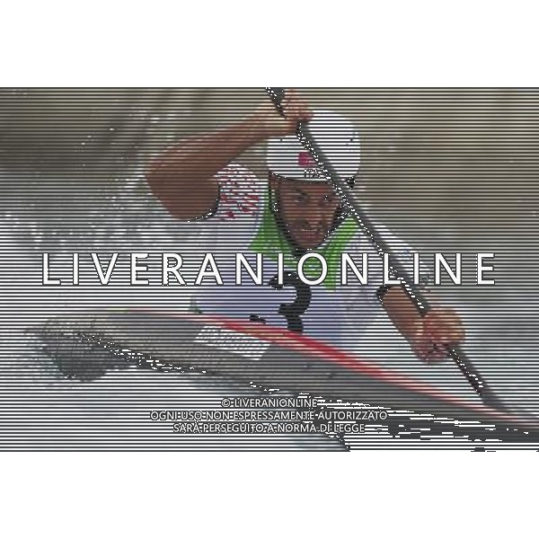 (120801) -- LONDON, Aug. 1, 2012 () -- Daniele Molmenti of Italy competes during men\'s Kayak (K1) semi-final of Canoe Slalom, at London 2012 Olympic Games in London, Britain, on August 1, 2012. Daniele Molmenti of Italy ranks third. (/Ren Zhenglai) (nxl) ©PHOTOSHOT/AGENZIA ALDO LIVERANI SAS - ITALY ONLY - GIOCHI OLIMPICI, OLIMPIADI LONDRA 2012