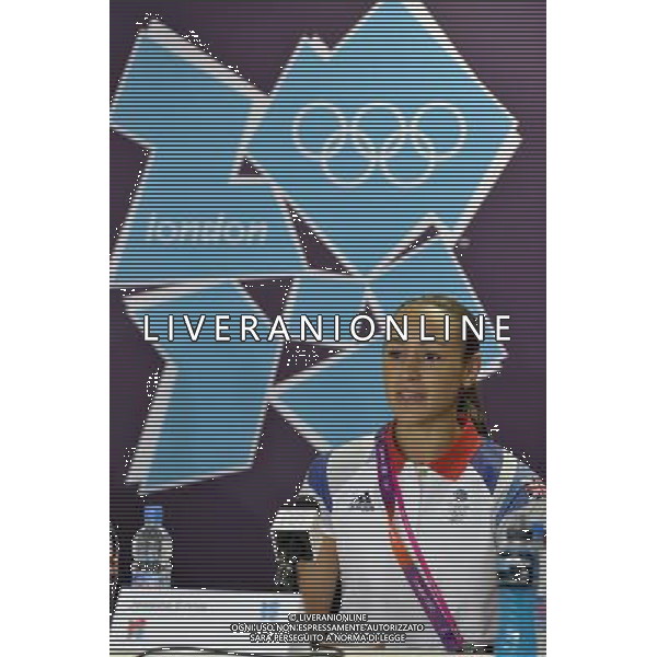 British Heptathlon Athlete Jessica Ennis at a Press Briefing in The Olympic Park, Stratford. London /ALDO LIVERANI SAS-ITALY ONLY - EDITORIAL USE ONLY