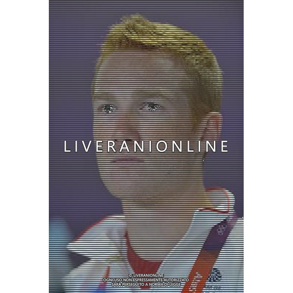 British Long Jump Athlete Greg Rutherford at a Press Briefing in The Olympic Park, Stratford. London /ALDO LIVERANI SAS-ITALY ONLY - EDITORIAL USE ONLY