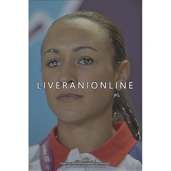 British Heptathlon Athlete Jessica Ennis at a Press Briefing in The Olympic Park, Stratford. London /ALDO LIVERANI SAS-ITALY ONLY - EDITORIAL USE ONLY