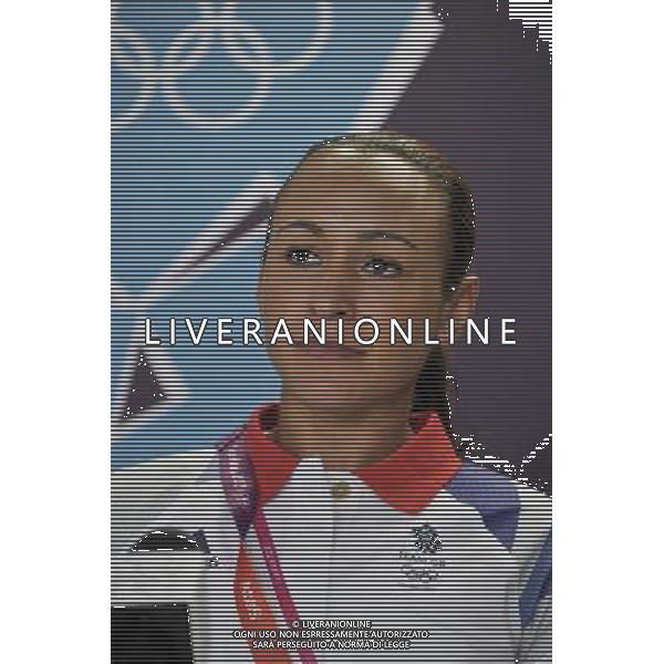 British Heptathlon Athlete Jessica Ennis at a Press Briefing in The Olympic Park, Stratford. London /ALDO LIVERANI SAS-ITALY ONLY - EDITORIAL USE ONLY