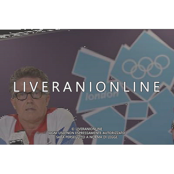 Charles van Commenee Head Coack UK Athletics at a Press Briefing in The Olympic Park, Stratford. London /ALDO LIVERANI SAS-ITALY ONLY - EDITORIAL USE ONLY