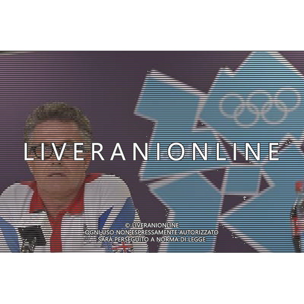 Charles van Commenee Head Coack UK Athletics at a Press Briefing in The Olympic Park, Stratford. London /ALDO LIVERANI SAS-ITALY ONLY - EDITORIAL USE ONLY