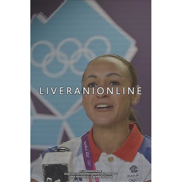 British Heptathlon Athlete Jessica Ennis at a Press Briefing in The Olympic Park, Stratford. London /ALDO LIVERANI SAS-ITALY ONLY - EDITORIAL USE ONLY