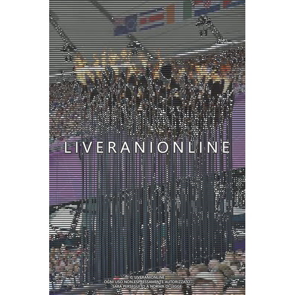 Olympic Flame Cauldron. Olympic Stadium, Olympic Park Stratford. London. ©PHOTOSHOT/Agenzia Aldo Liverani Sas - ITALY ONLY - GIOCHI OLIMPICI, OLIMPIADI LONDRA 2012