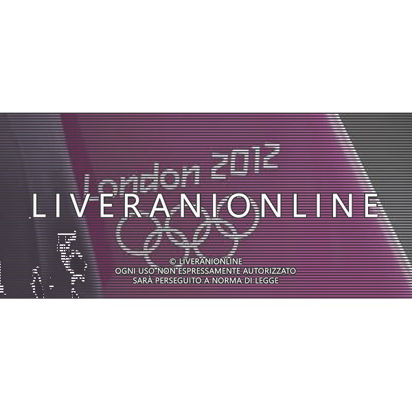 London 212 Logo. Olympic Stadium, Olympic Park Stratford. London. ©PHOTOSHOT/Agenzia Aldo Liverani Sas - ITALY ONLY - GIOCHI OLIMPICI, OLIMPIADI LONDRA 2012