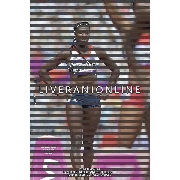 400m runner Christine Ohuruogu of Team GB. Olympic Park Stratford. London. ©PHOTOSHOT/Agenzia Aldo Liverani Sas - ITALY ONLY - GIOCHI OLIMPICI, OLIMPIADI LONDRA 2012