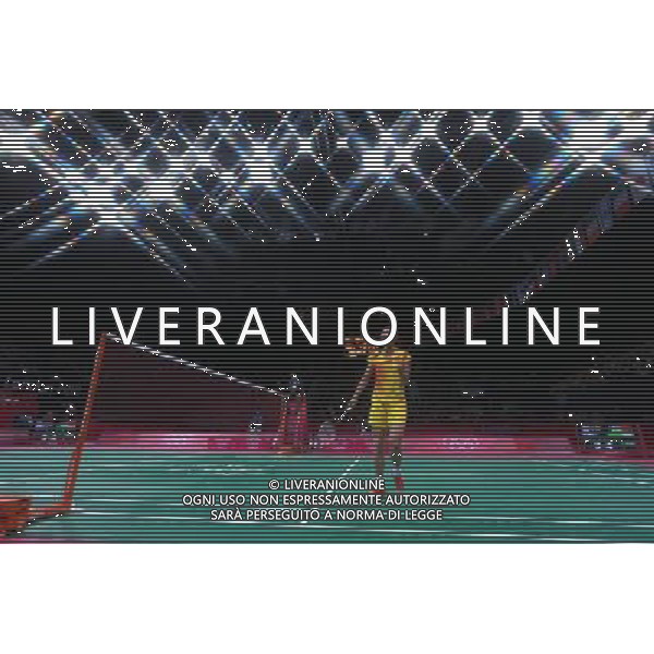 (120803) -- LONDON, Aug. 3, 2012 () -- Wang Yihan of China takes part in women\'s badminton singles semifinal contest, at London 2012 Olympic Games in London, Britain, on August 3, 2012. Wang Yihan of China defeated Saina Nehwal of India 2-0. (/Ren Zhenglai) (nxl) ©PHOTOSHOT/Agenzia Aldo Liverani Sas - ITALY ONLY - GIOCHI OLIMPICI, OLIMPIADI LONDRA 2012