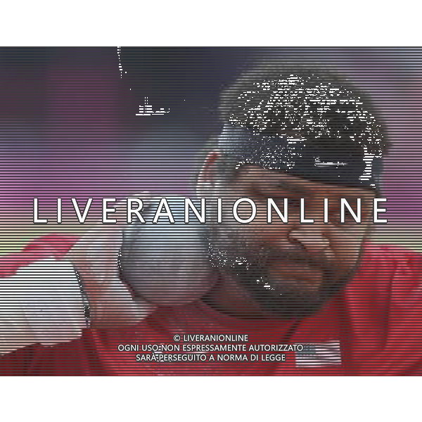 (120803) -- LONDON, Aug. 3, 2012 () -- Reese Hoffa of U.S. competes during men\'s shot put qualification of athletics at London 2012 Olympic Games in London, Britain, August 3, 2012. Reese Hoffa ranked first and entered the final with 21.36. (/Liao Yujie) (zgp) ©PHOTOSHOT/Agenzia Aldo Liverani Sas - ITALY ONLY - GIOCHI OLIMPICI, OLIMPIADI LONDRA 2012