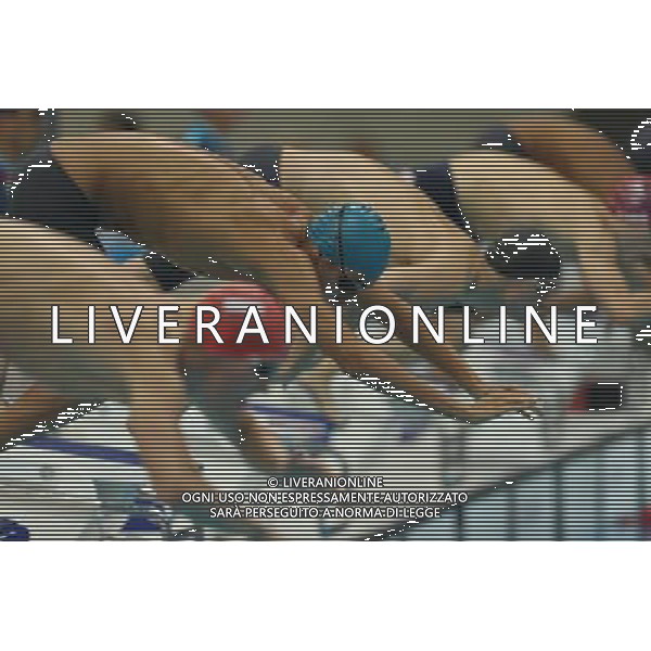 (120803) -- LONDON, Aug. 3, 2012 () -- Gregorio Paltrinieri of Italy takes part in men\'s swimming 1500m freestye heat 2 contest, at London 2012 Olympic Games in London, Britain, on August 3, 2012. (/Fei Maohua) (nxl) ©PHOTOSHOT/Agenzia Aldo Liverani Sas - ITALY ONLY - GIOCHI OLIMPICI, OLIMPIADI LONDRA 2012