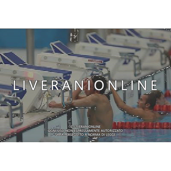 (120803) -- LONDON, Aug. 3, 2012 () -- Arturo Perez Vertti Ferrer of Mexico takes part in men\'s swimming 1500m freestye heat 1 contest, at London 2012 Olympic Games in London, Britain, on August 3, 2012. (/Fei Maohua) (nxl) ©PHOTOSHOT/Agenzia Aldo Liverani Sas - ITALY ONLY - GIOCHI OLIMPICI, OLIMPIADI LONDRA 2012
