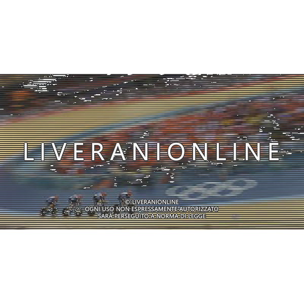 (120803) -- LONDON, Aug. 3, 2012 () -- Cyclers of team Britain compete during the men\'s team pursuit of Cycling track event at London 2012 Olympic Games, London, Britain, Aug. 3, 2012. Britain won the gold medal of the event. (/Li Ga) ©PHOTOSHOT/Agenzia Aldo Liverani Sas - ITALY ONLY - GIOCHI OLIMPICI, OLIMPIADI LONDRA 2012