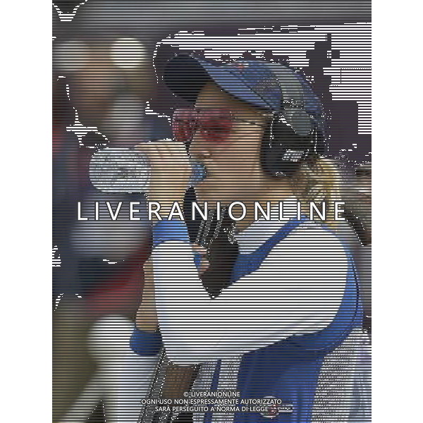 Olympic Games , Royal Artillery Barracks,Olympic Games. Jessica Rossi Agente della Polizia di Stato Centra un Oro da Record 99 su 100, il Trap Mondiale e\' ai Suoi Piedi. Dedicato a Tutti Quelli delle Forze dell\'Ordine che Fanno Bene il Proprio Dovere. Foto di Ferdinando Mezzelani-GMT AG ALDO LIVERANI S A S