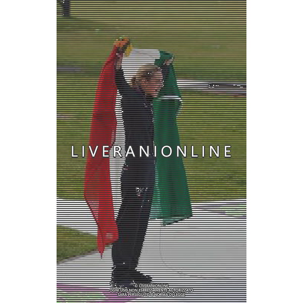 Olympic Games , Royal Artillery Barracks,Olympic Games. Jessica Rossi Agente della Polizia di Stato Centra un Oro da Record 99 su 100, il Trap Mondiale e\' ai Suoi Piedi. Dedicato a Tutti Quelli delle Forze dell\'Ordine che Fanno Bene il Proprio Dovere. Foto di Ferdinando Mezzelani-GMT AG ALDO LIVERANI S A S