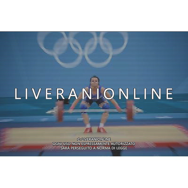 (120803) -- LONDON, Aug. 3, 2012 () -- Svetlana Podobedova of Kazakhstan competes during the women\'s 75kg weightlifting event at London 2012 Olympic Games, London, Britain, Aug. 3, 2012. Svetlana Podobedova claimed the gold medal of the event and set a new Olympic Record of clean and jerk of this event with a weight of 161kg. (/Guo Yong) ©PHOTOSHOT/Agenzia Aldo Liverani Sas - ITALY ONLY - GIOCHI OLIMPICI, OLIMPIADI LONDRA 2012