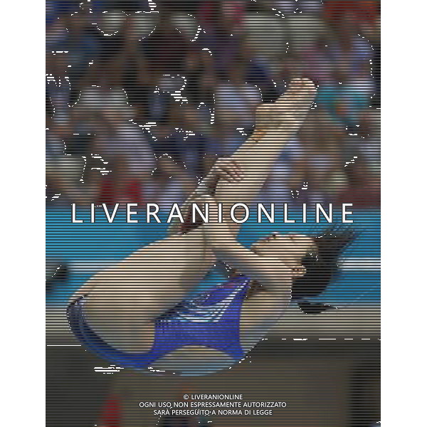 (120804) -- LONDON, Aug. 4, 2012 () -- Wu Minxia of China competes during semifinal of women\'s 3m springboard of diving competition, at London 2012 Olympic Games in London, Britain, August 4, 2012. China\'s He Zi and Wu Minxia advanced to final in this event. (/Fan Jun) (zgp) ©PHOTOSHOT/Agenzia Aldo Liverani Sas - ITALY ONLY - GIOCHI OLIMPICI, OLIMPIADI LONDRA 2012