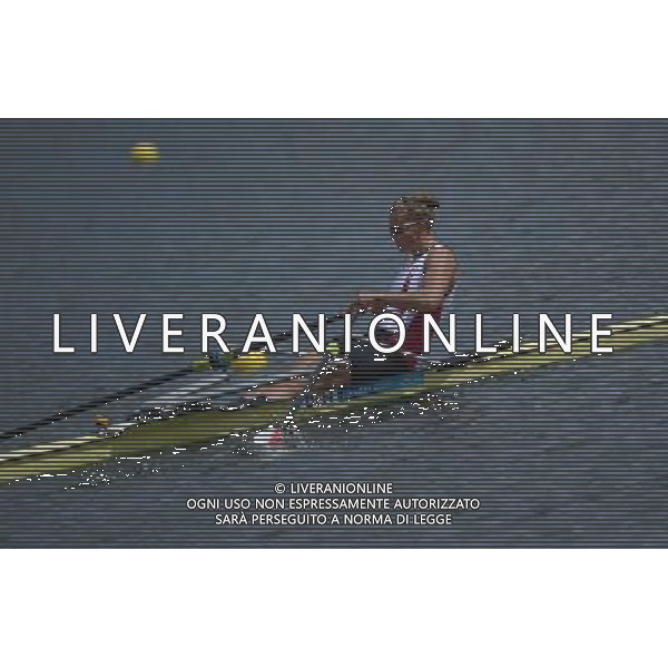 (120804) -- LONDON, Aug. 4, 2012 () -- Fie Udby Erichsen of Denmark competes during women\'s single sculls final contest of rowing event, at London 2012 Olympic Games in London, Britain, on August 4, 2012. Fie Udby Erichsen of Denmark won silver medal. (/Qi Heng) (nxl) ©PHOTOSHOT/Agenzia Aldo Liverani Sas - ITALY ONLY - GIOCHI OLIMPICI, OLIMPIADI LONDRA 2012