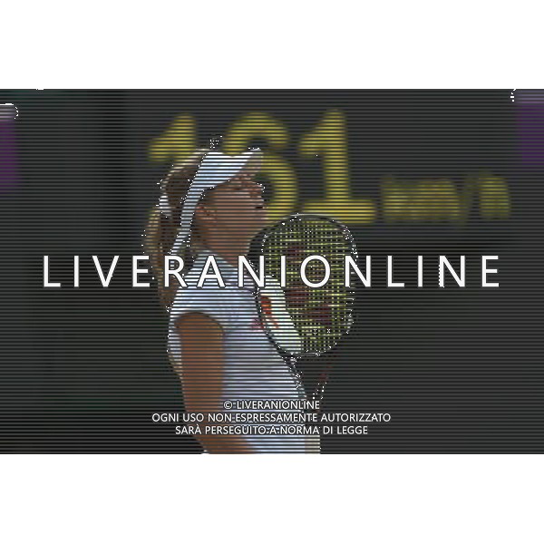 (120804) -- LONDON, Aug. 4, 2012 () -- Maria Kirilenko of Russia takes part in women\'s tennis singles bronze medal match, at London 2012 Olympic Games in London, Britain, on August 4, 2012. Victoria Azarenka of Belarus defeated Maria Kirilenko of Russia 2-0. (/Li Gang) (nxl) ©PHOTOSHOT/Agenzia Aldo Liverani Sas - ITALY ONLY - GIOCHI OLIMPICI, OLIMPIADI LONDRA 2012