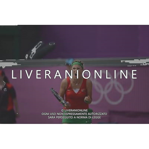 (120804) -- LONDON, Aug. 4, 2012 () -- Victoria Azarenka of Belarus competes during women\'s tennis singles bronze medal match, at London 2012 Olympic Games in London, Britain, on August 4, 2012. Victoria Azarenka of Belarus defeated Maria Kirilenko of Russia 2-0. (/Tao Xiyi) (nxl) ©PHOTOSHOT/Agenzia Aldo Liverani Sas - ITALY ONLY - GIOCHI OLIMPICI, OLIMPIADI LONDRA 2012