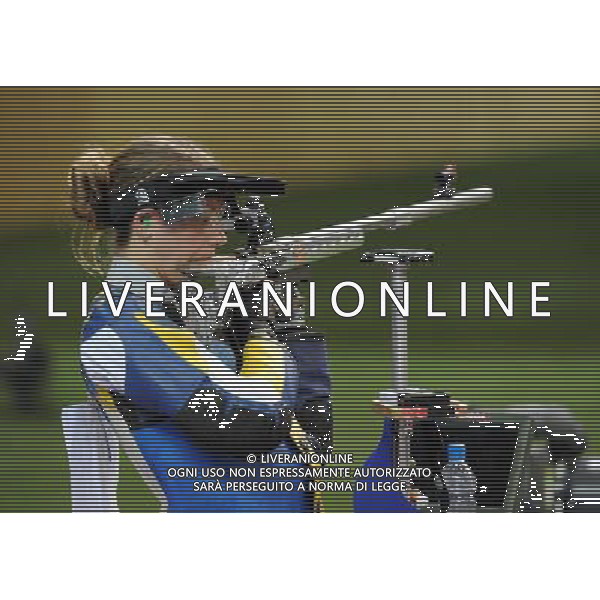 (120804) -- LONDON, Aug. 4, 2012 () -- Jamie Lynn Gray of U.S. competes during women\'s 50m rifle 3 positions qualification of shooting, at London 2012 Olympic Games in London, Britain, August 4, 2012. Jamie Lynn Gray of U.S. won gold medal. (/Liu Dawei) (zgp) ©PHOTOSHOT/Agenzia Aldo Liverani Sas - ITALY ONLY - GIOCHI OLIMPICI, OLIMPIADI LONDRA 2012