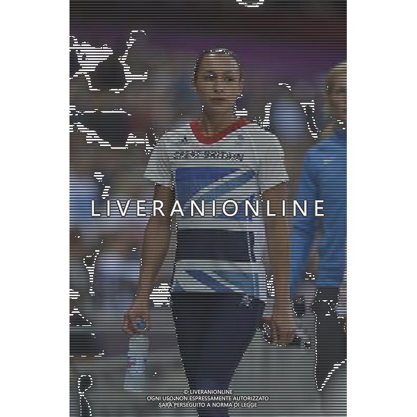 Heptathlon athlete Jessica Ennis of Team GB. Olympic Stadium, Stratford. London /PHOTOSHOT/AG ALDO LIVERANI SAS - ITALY ONLY -
