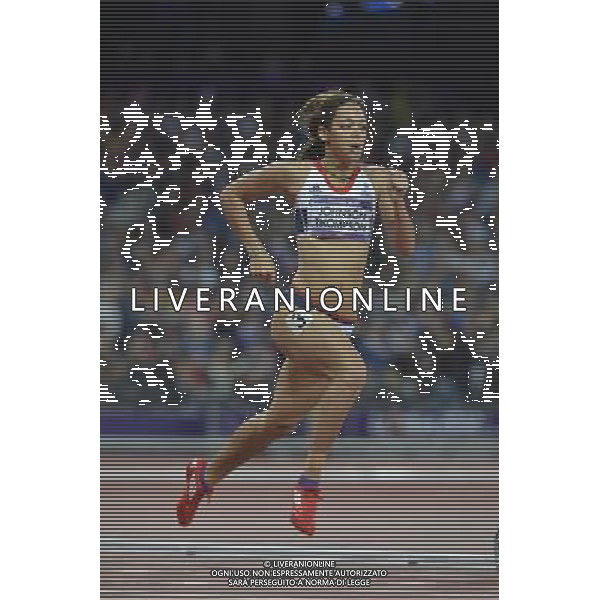 Heptathlon athlete Katarina Johnson-Thompson of Team GB. Olympic Stadium, Stratford. London /PHOTOSHOT/AG ALDO LIVERANI SAS - ITALY ONLY -