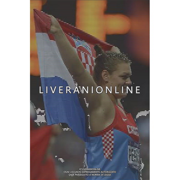 Sandra Perkovic from Croatia winner of the Women\'s Dicus. Olympic Stadium, Stratford. London /PHOTOSHOT/AG ALDO LIVERANI SAS - ITALY ONLY -