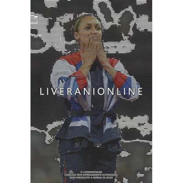 Gold medalist Jessica Ennis of Great Britain during the medal ceremony for Women\'s Heptathlon on Day 8 of the London 2012 Olympic Games at Olympic Stadium on August 4, 2012 in London, England. /PHOTOSHOT/AG ALDO LIVERANI SAS - ITALY ONLY -