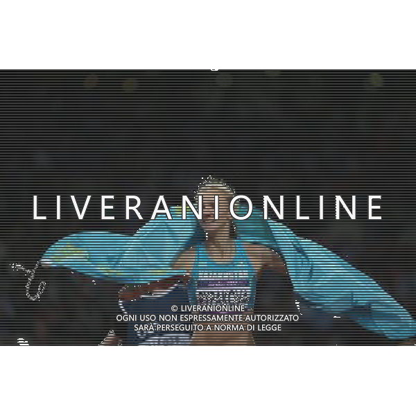 (120805) -- LONDON, Aug. 5, 2012 () -- Olga Rypakova of Kazakhstan takes part in women\'s triple jump final contest, at London 2012 Olympic Games in London, Britain, on August 5, 2012. Olga Rypakova of Kazakhstan won gold medal. (/Wang Lili) (nxl) /PHOTOSHOT/AG ALDO LIVERANI SAS - ITALY ONLY -