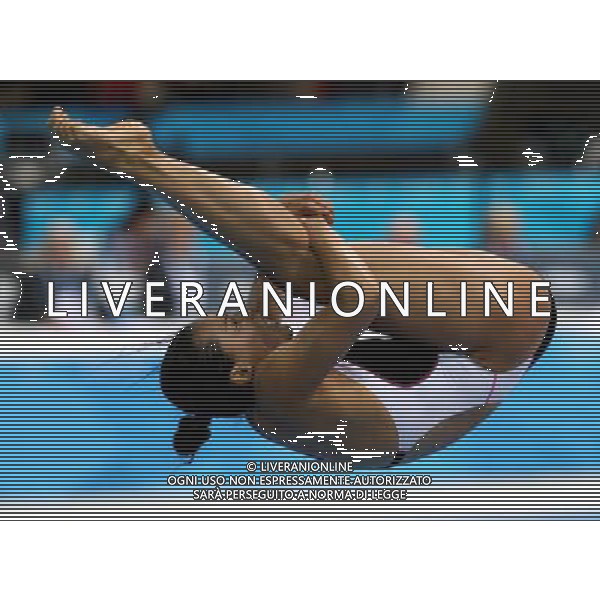 (120805) -- LONDON, Aug. 5, 2012 () -- Laura Sanchez Soto of Mexico takes part in women\'s diving 3m springboard final contest, at London 2012 Olympic Games in London, Britain, on August 5, 2012. Laura Sanchez Soto of Mexico won bronze medal. (/Fan Jun) (nxl) /PHOTOSHOT/AG ALDO LIVERANI SAS - ITALY ONLY -