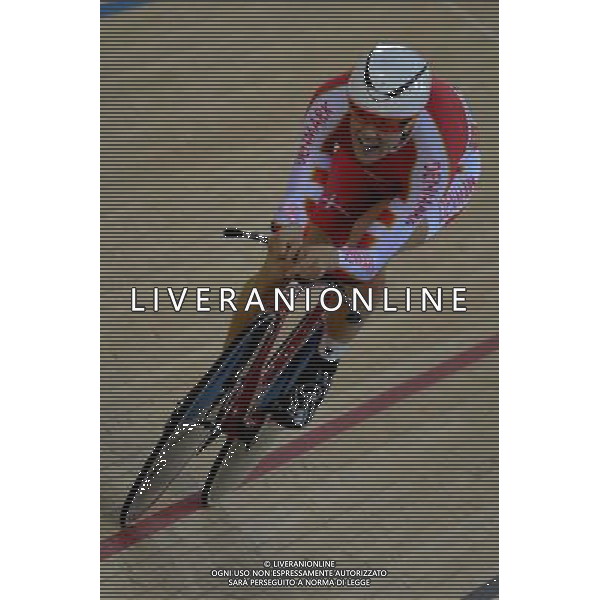 (120805) -- LONDON, Aug. 5, 2012 () -- Lasse Norman Hansen of Denmark competes during the men\'s omnium match of Cycling Track at London 2012 Olympic Games, London, Britain, Aug. 5, 2012. Lasse Norman Hansen won the gold of the event. (/Wang Jianhua) /PHOTOSHOT/AG ALDO LIVERANI SAS - ITALY ONLY -