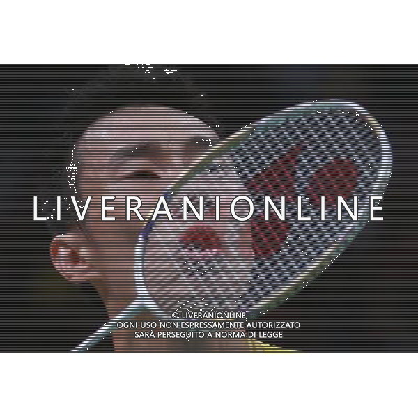 (120805) -- LONDON, Aug. 5, 2012 () -- Lee Chong Wei of Malaysia comeptes during men\'s badminton singles gold medal match against Lin Dan of China, at London 2012 Olympic Games in London, Britain, August 5, 2012. Lee Chong Wei lost the match 1-2 and won silver medal. (/Ren Zhenglai) (zgp) /PHOTOSHOT/AG ALDO LIVERANI SAS - ITALY ONLY -
