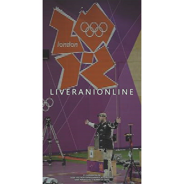 Londra, 06/08/2012. Olimpiadi London 2012. Niccolo\' Campriani vince la medaglia d\' Oro nella Carabina 3 posizioni. Foto di Simone Ferraro / GMT /AGENZIA ALDO LIVERANI SAS