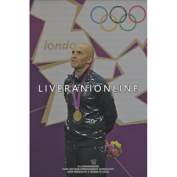 Londra, 06/08/2012. Olimpiadi London 2012. Niccolo\' Campriani vince la medaglia d\' Oro nella Carabina 3 posizioni. Foto di Simone Ferraro / GMT /AGENZIA ALDO LIVERANI SAS