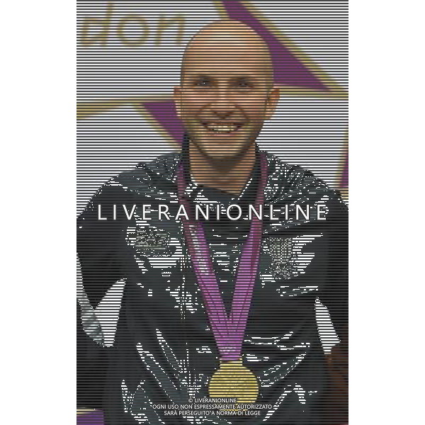 Londra, 06/08/2012. Olimpiadi London 2012. Niccolo\' Campriani vince la medaglia d\' Oro nella Carabina 3 posizioni. Foto di Simone Ferraro / GMT /AGENZIA ALDO LIVERANI SAS