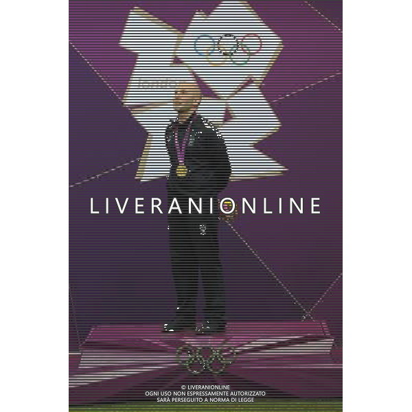 Londra, 06/08/2012. Olimpiadi London 2012. Niccolo\' Campriani vince la medaglia d\' Oro nella Carabina 3 posizioni. Foto di Simone Ferraro / GMT /AGENZIA ALDO LIVERANI SAS