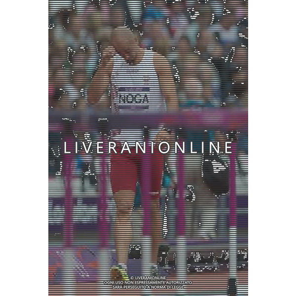 LONDYN 07.08.2012 IGRZYSKA 30 OLIMPIADY LONDON 2012 THE GAMES OF THE XXXOLIMPIAD LEKKOATLETYKA ATHLETICS NZ ARTUR NOGA FOT MAREK BICZYK PRZEGLAD SPORTOWY NEWSPIX.PL.07.2012 BRITAIN-LONDON-MEN\'S 110M HURDLES --- Newspix.pl AG ALDO LIVERANI S A S ONLY ITALY *** Local Caption *** www.newspix.pl mail us: info@newspix.pl call us: 0048 022 23 22 222 --- Polish Picture Agency by Ringier Axel Springer Poland