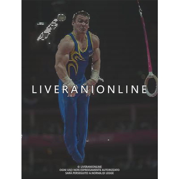 (120806) -- LONDON, Aug. 6, 2012 () -- Arthur Nabarrete Zanetti of Brazil competes during men\'s rings final contest of Gymnastics Artistic event, at London 2012 Olympic Games in London, Britain, on August 6, 2012. (/Cheng Min) (nxl) AG ALDO LIVERANI S A S ONLY ITALY