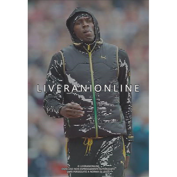 LONDYN 07.08.2012 IGRZYSKA 30 OLIMPIADY LONDON 2012 THE GAMES OF THE XXXOLIMPIAD LEKKOATLETYKA ATHLETICS NZ USAIN BOLT FOT MAREK BICZYK PRZEGLAD SPORTOWY NEWSPIX.PL.07.2012 London 2012. Athletics. semifinals of 200 meters --- Newspix.pl AG ALDO LIVERANI S A S ONLY ITALY *** Local Caption *** www.newspix.pl mail us: info@newspix.pl call us: 0048 022 23 22 222 --- Polish Picture Agency by Ringier Axel Springer Poland