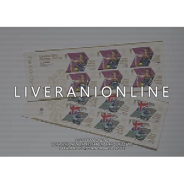 Great Britain\'s gold medal winners of the London 2012 Olympics have been honoured by the Royal Mail with special stamps which have been printed within hours of the medal ceremonies. AG ALDO LIVERANI SAS - ITALY ONLY -