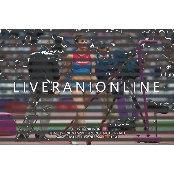 LONDYN 06.08.2012 IGRZYSKA 30 OLIMPIADY LONDON 2012 THE GAMES OF THE XXXOLIMPIAD LEKKOATLETYKA ATHLETICS NZ ELENA ISINBAEVA FOT MAREK BICZYK PRZEGLAD SPORTOWY NEWSPIX.PL XXX Olympic Olympics GamesLondon 2012. Athletics --- Newspix.pl /OLIMPIADI LONDRA 2012 GIOCHI OLIMPICI - AG ALDO LIVERANI SAS - ITALY ONLY - *** Local Caption *** .