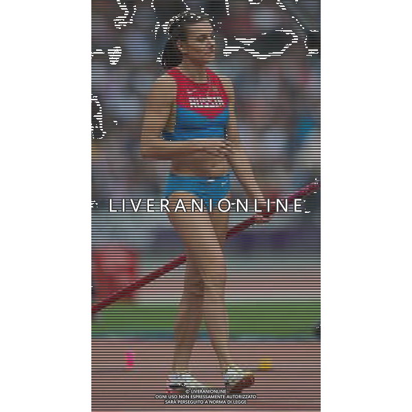 LONDYN 06.08.2012 IGRZYSKA 30 OLIMPIADY LONDON 2012 THE GAMES OF THE XXXOLIMPIAD LEKKOATLETYKA ATHLETICS NZ ELENA ISINBAEVA FOT MAREK BICZYK PRZEGLAD SPORTOWY NEWSPIX.PL XXX Olympic Olympics GamesLondon 2012. Athletics --- Newspix.pl /OLIMPIADI LONDRA 2012 GIOCHI OLIMPICI - AG ALDO LIVERANI SAS - ITALY ONLY - *** Local Caption *** .