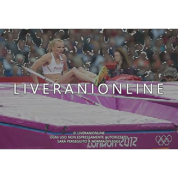 LONDYN 06.08.2012 IGRZYSKA 30 OLIMPIADY LONDON 2012 THE GAMES OF THE XXXOLIMPIAD LEKKOATLETYKA ATHLETICS NZ ANNA ROGOWSKA FOT MAREK BICZYK PRZEGLAD SPORTOWY NEWSPIX.PL XXX Olympic Olympics GamesLondon 2012. Athletics --- Newspix.pl /OLIMPIADI LONDRA 2012 GIOCHI OLIMPICI - AG ALDO LIVERANI SAS - ITALY ONLY - *** Local Caption *** .