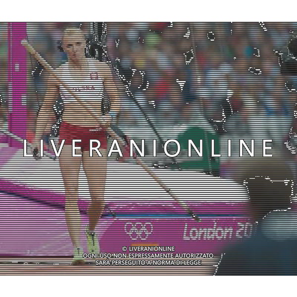 LONDYN 06.08.2012 IGRZYSKA 30 OLIMPIADY LONDON 2012 THE GAMES OF THE XXXOLIMPIAD LEKKOATLETYKA ATHLETICS NZ ANNA ROGOWSKA FOT MAREK BICZYK PRZEGLAD SPORTOWY NEWSPIX.PL XXX Olympic Olympics GamesLondon 2012. Athletics --- Newspix.pl /OLIMPIADI LONDRA 2012 GIOCHI OLIMPICI - AG ALDO LIVERANI SAS - ITALY ONLY - *** Local Caption *** .