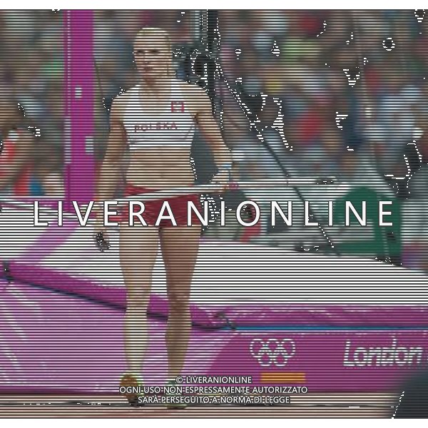 LONDYN 06.08.2012 IGRZYSKA 30 OLIMPIADY LONDON 2012 THE GAMES OF THE XXXOLIMPIAD LEKKOATLETYKA ATHLETICS NZ ANNA ROGOWSKA FOT MAREK BICZYK PRZEGLAD SPORTOWY NEWSPIX.PL XXX Olympic Olympics GamesLondon 2012. Athletics --- Newspix.pl /OLIMPIADI LONDRA 2012 GIOCHI OLIMPICI - AG ALDO LIVERANI SAS - ITALY ONLY - *** Local Caption *** .