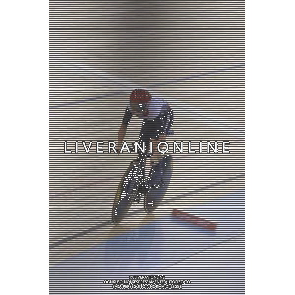 Laura Trott (Great Britain) in the Women\'s Omnium. Velodrome, Olympic Park, Stratford. London AG ALDO LIVERANI S A S ONLY ITALY